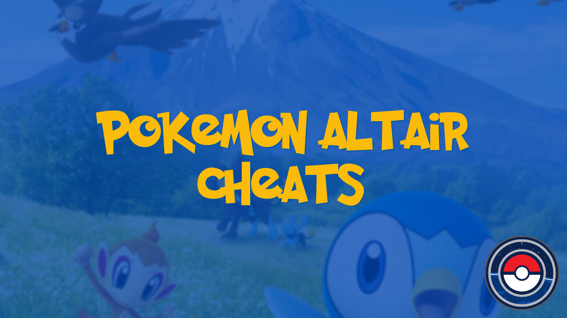 Pokemon Altair Cheats