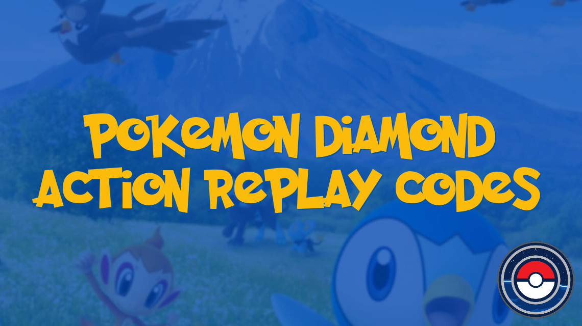 Pokemon Diamond Action Replay Codes