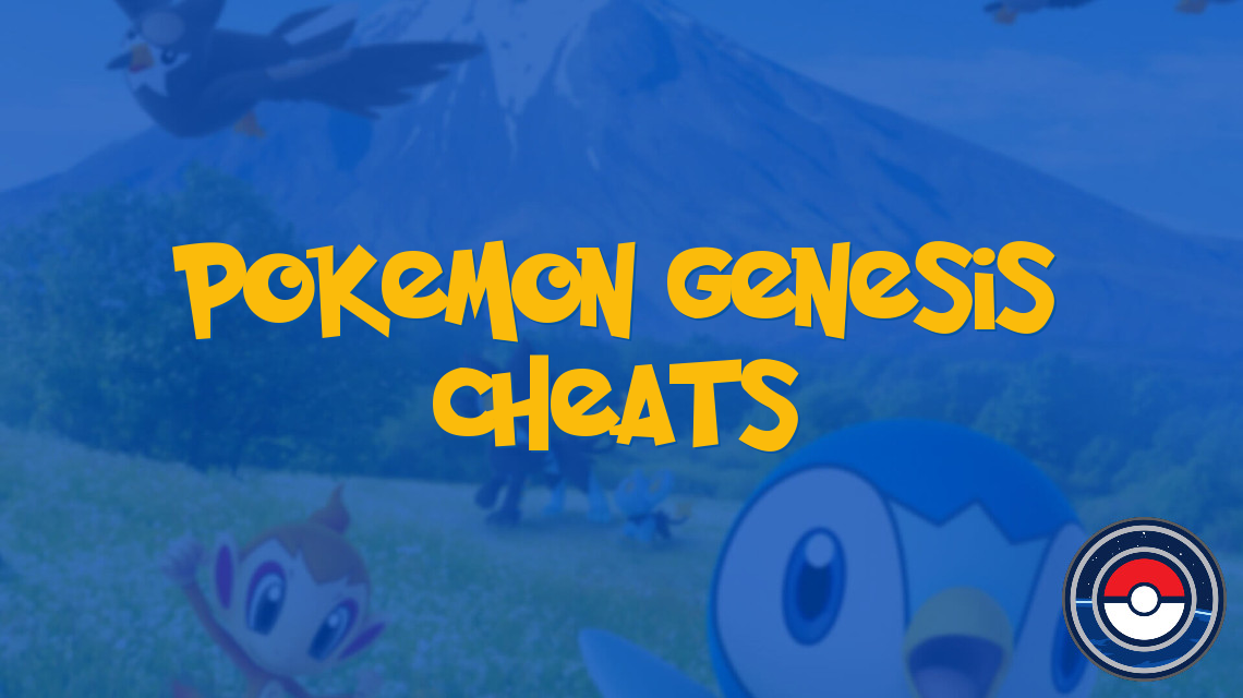 Pokemon Genesis Cheats