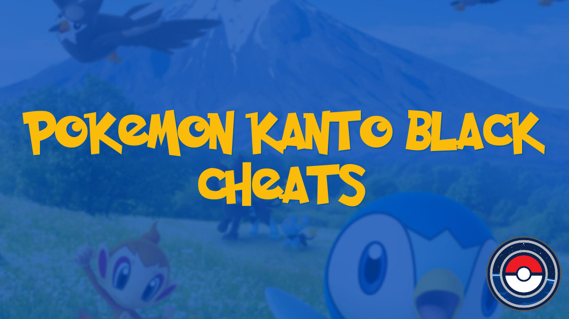 Pokemon Kanto Black Cheats